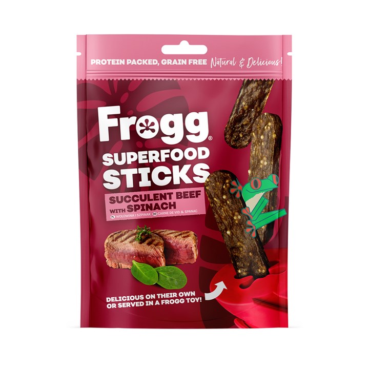 Superfood Sticks with Beef & Spinach Dog Treats 100g