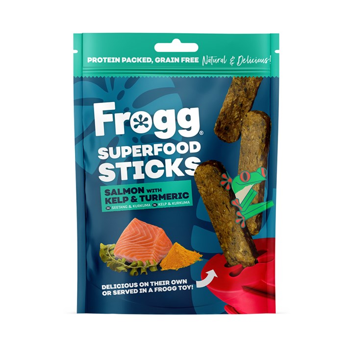 Superfood Sticks with Salmon, Kelp & Turmeric Dog Treats 100g